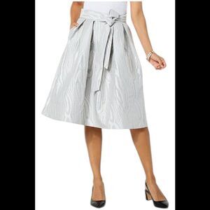 Wynne Collection The Evening Skirt with Tie Belt - Regular